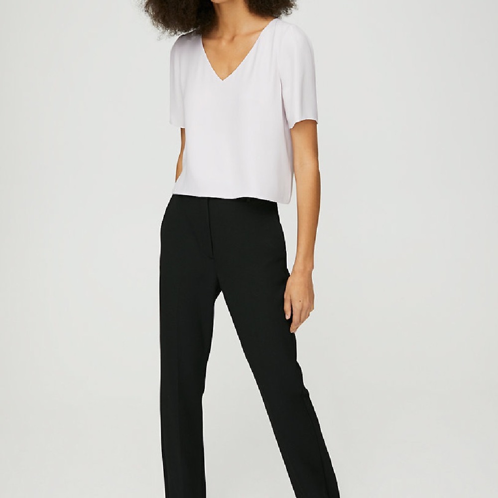 Aritzia Babaton randy blouse lilac size xs